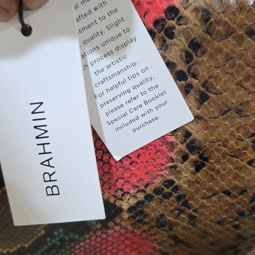 🤎▪️Brahmin ▪️Small Caroline Multi Caladesi Leather Satchel